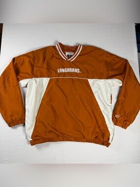 Vintage Texas Longhorns 58 Sports Pullover Windbreaker Jacket Mens Large